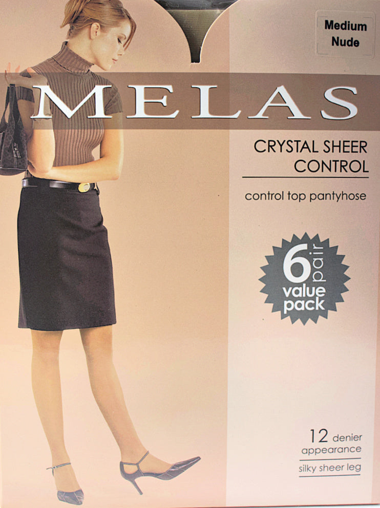 Melas Crystal Sheer Shaper 6-Pack