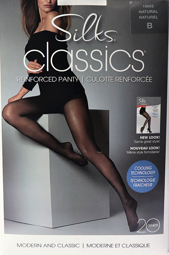 10 Denier Invisible Sheer Control Top Pantyhose with Sandalfoot